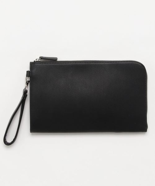 WEGO（ウィゴー）の「WEGO/ラウンドZIPミニクラッチバッグ（クラッチバッグ・メンズ・ブラック/ネイビー/ブラウン・FREE）」の11枚目の写真