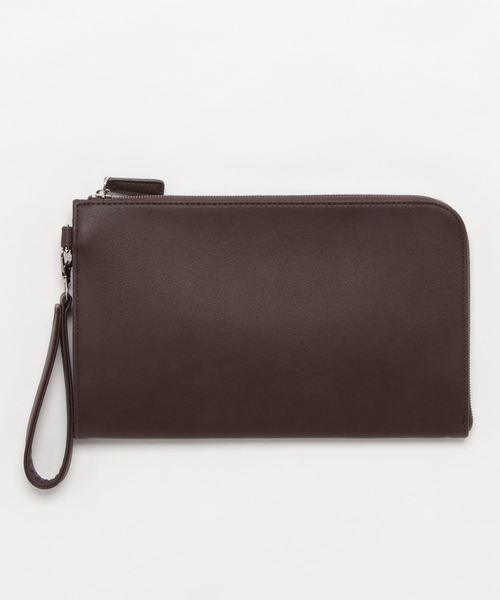 WEGO（ウィゴー）の「WEGO/ラウンドZIPミニクラッチバッグ（クラッチバッグ・メンズ・ブラック/ネイビー/ブラウン・FREE）」の10枚目の写真