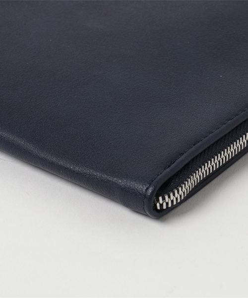 WEGO（ウィゴー）の「WEGO/ラウンドZIPミニクラッチバッグ（クラッチバッグ・メンズ・ブラック/ネイビー/ブラウン・FREE）」の5枚目の写真