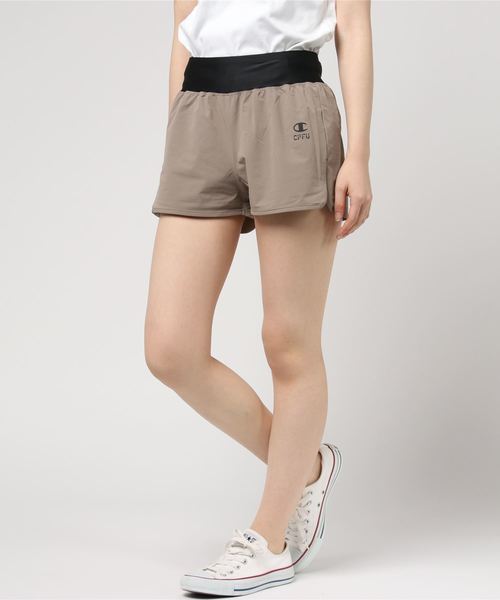 Champion(チャンピオン)の「【Champion/チャンピオン】レディース CPFU ショートパンツ(その他パンツ・レディース・ダークブルー/オリーブ/サンドベージュ/レッド系その他6・LARGE/MEDIUM)」の2枚目の写真