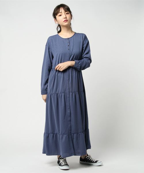 niko and...(ニコアンド)の「オリジナルスターダストドットワンピース【niko and ...】(ワンピース・レディース・ブラック/ネイビー・LARGE/MEDIUM)」の12枚目の写真
