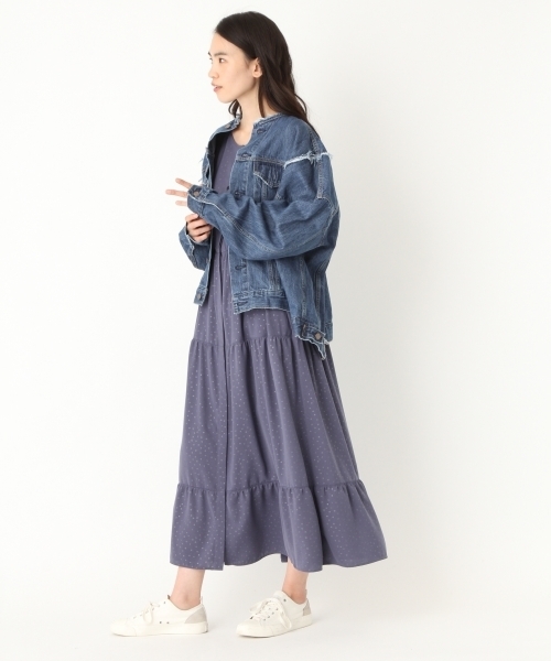 niko and...(ニコアンド)の「オリジナルスターダストドットワンピース【niko and ...】(ワンピース・レディース・ブラック/ネイビー・LARGE/MEDIUM)」の10枚目の写真