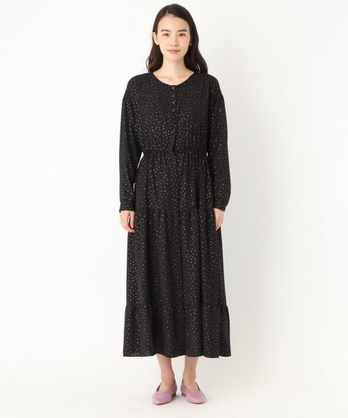 niko and...(ニコアンド)の「オリジナルスターダストドットワンピース【niko and ...】(ワンピース・レディース・ブラック/ネイビー・LARGE/MEDIUM)」の18枚目の写真