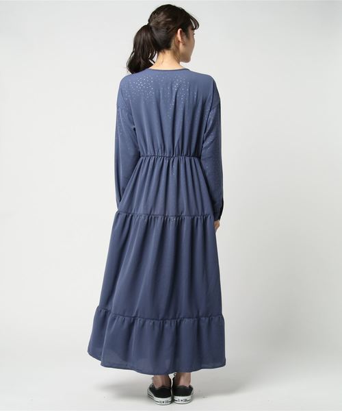 niko and...(ニコアンド)の「オリジナルスターダストドットワンピース【niko and ...】(ワンピース・レディース・ブラック/ネイビー・LARGE/MEDIUM)」の4枚目の写真