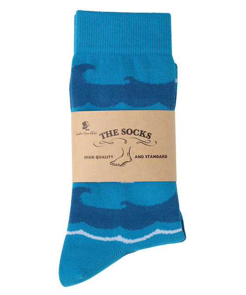 London Shoe Make(ロンドンシューメイク)の「London Shoe Make THE SOCKS| No,118904 船乗り/ Sailor 日本製 メンズソックス(ソックス/靴下・メンズ・ピンク/ブルー・25cm~27cm)」の8枚目の写真