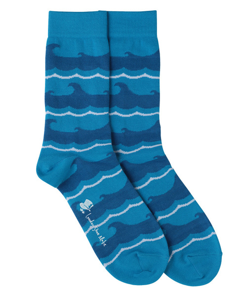 London Shoe Make(ロンドンシューメイク)の「London Shoe Make THE SOCKS| No,118904 船乗り/ Sailor 日本製 メンズソックス(ソックス/靴下・メンズ・ピンク/ブルー・25cm~27cm)」の6枚目の写真