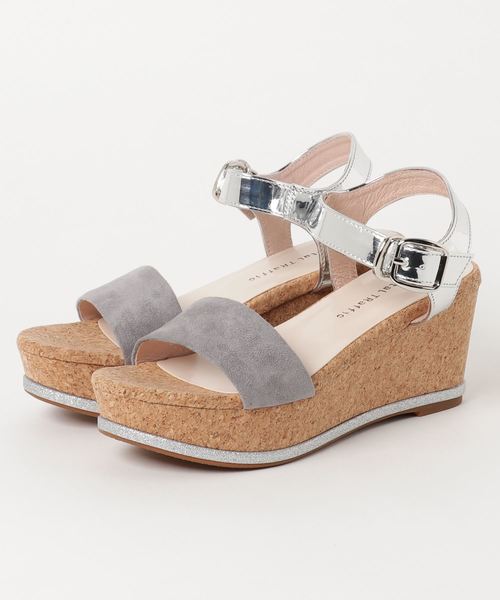 ORiental TRaffic（オリエンタルトラフィック）の「春夏★異素材ウエッジサンダル★8207（サンダル・レディース・グレー/ピンク/ブラック/ブルー・S/SS/LL/M/L/3L）」の13枚目の写真