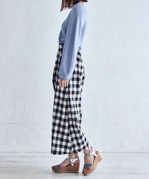 ORiental TRaffic（オリエンタルトラフィック）の「春夏★異素材ウエッジサンダル★8207（サンダル・レディース・グレー/ピンク/ブラック/ブルー・S/SS/LL/M/L/3L）」の6枚目の写真