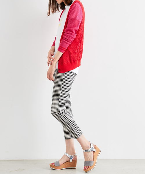 ORiental TRaffic（オリエンタルトラフィック）の「春夏★異素材ウエッジサンダル★8207（サンダル・レディース・グレー/ピンク/ブラック/ブルー・S/SS/LL/M/L/3L）」の5枚目の写真