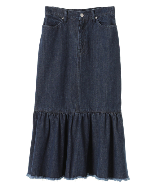 スカート CLANE DENIM SKIRT size0 CLANE（クラネ）の「MARMAID DENIM SKIRT（デニムスカート）」 - WEAR
