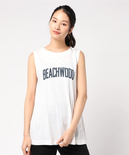 Champion(チャンピオン)の「【Champion/チャンピオン】レディース Tシャツ(Tシャツ/カットソー・レディース・レッド系その他4/チャコール/ホワイト/ネイビー/ブルー/ダークグリーン・LARGE/MEDIUM)」の2枚目の写真