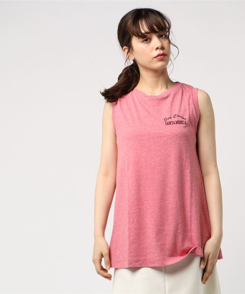 Champion(チャンピオン)の「【Champion/チャンピオン】レディース Tシャツ(Tシャツ/カットソー・レディース・レッド系その他4/チャコール/ホワイト/ネイビー/ブルー/ダークグリーン・LARGE/MEDIUM)」の6枚目の写真