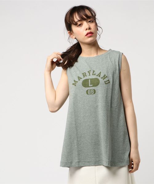 Champion(チャンピオン)の「【Champion/チャンピオン】レディース Tシャツ(Tシャツ/カットソー・レディース・レッド系その他4/チャコール/ホワイト/ネイビー/ブルー/ダークグリーン・LARGE/MEDIUM)」の3枚目の写真