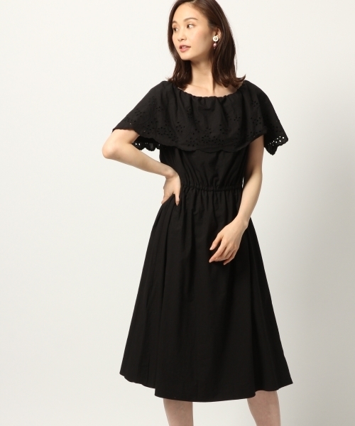 GLOBAL WORK（グローバルワーク）の「4WAYリバーシブルワンピース/784563（ワンピース・レディース・ブラック/ベージュ/オレンジ系その他・FREE）」の7枚目の写真