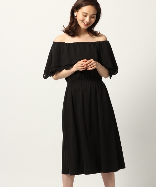 GLOBAL WORK（グローバルワーク）の「4WAYリバーシブルワンピース/784563（ワンピース・レディース・ブラック/ベージュ/オレンジ系その他・FREE）」の8枚目の写真