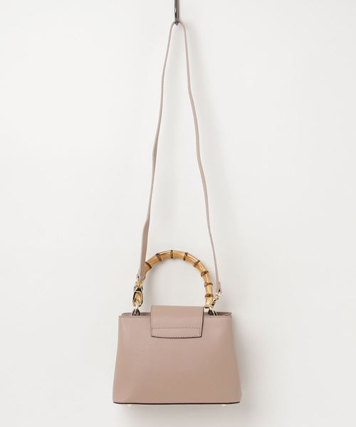 Tiara（ティアラ）の「Andrea Cardone/バンブーハンドル2WAYバッグ（ハンドバッグ・レディース・ブラック/ベージュ系その他/キャメル/ボルドー・FREE）」の13枚目の写真