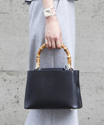 Tiara | Andrea Cardone/バンブーハンドル2WAYバッグ(ハンドバッグ)