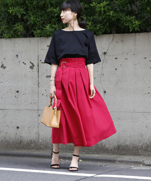 Tiara（ティアラ）の「Andrea Cardone/バンブーハンドル2WAYバッグ（ハンドバッグ・レディース・ブラック/ベージュ系その他/キャメル/ボルドー・FREE）」の5枚目の写真