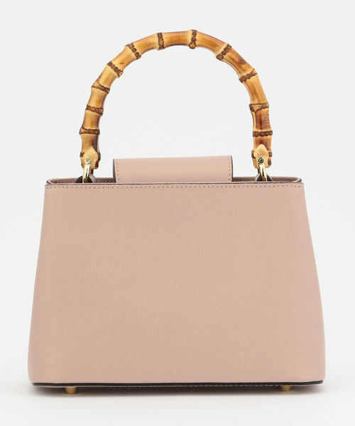 Tiara（ティアラ）の「Andrea Cardone/バンブーハンドル2WAYバッグ（ハンドバッグ・レディース・ブラック/ベージュ系その他/キャメル/ボルドー・FREE）」の21枚目の写真