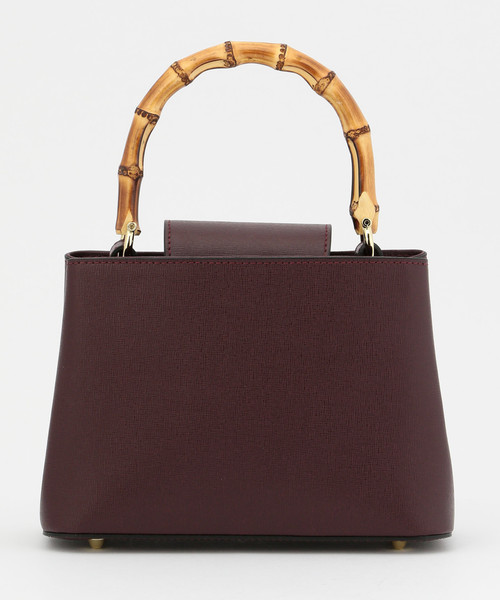 Tiara（ティアラ）の「Andrea Cardone/バンブーハンドル2WAYバッグ（ハンドバッグ・レディース・ブラック/ベージュ系その他/キャメル/ボルドー・FREE）」の20枚目の写真