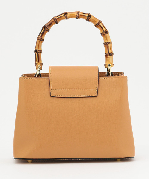 Tiara（ティアラ）の「Andrea Cardone/バンブーハンドル2WAYバッグ（ハンドバッグ・レディース・ブラック/ベージュ系その他/キャメル/ボルドー・FREE）」の19枚目の写真