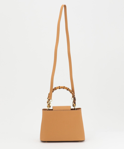 Tiara（ティアラ）の「Andrea Cardone/バンブーハンドル2WAYバッグ（ハンドバッグ・レディース・ブラック/ベージュ系その他/キャメル/ボルドー・FREE）」の16枚目の写真