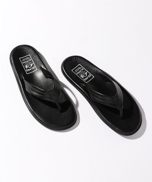 ISLAND SLIPPER(アイランドスリッパ)の「<ISLAND SLIPPER> LTR SANDAL/サンダル о(サンダル・メンズ・ブラック・9/8/10)」の1枚目の写真