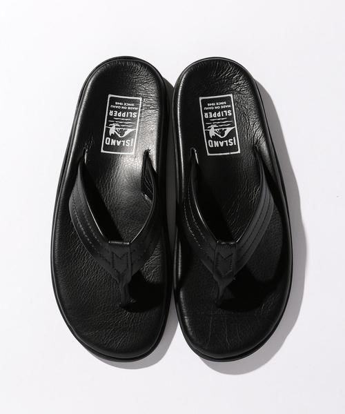 ISLAND SLIPPER(アイランドスリッパ)の「<ISLAND SLIPPER> LTR SANDAL/サンダル о(サンダル・メンズ・ブラック・9/8/10)」の2枚目の写真