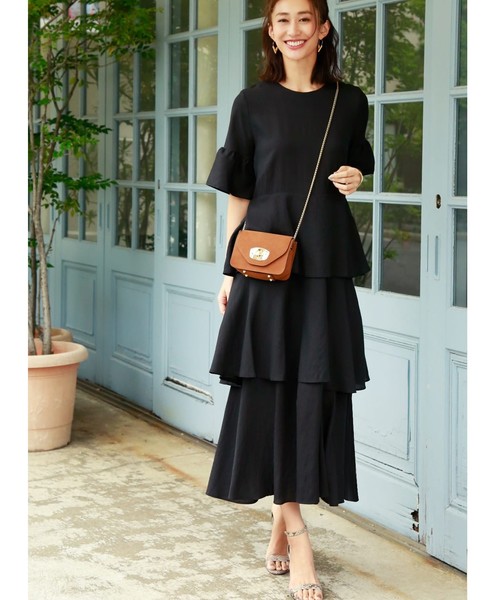Luxe ティアードロングワンピース ワンピース Style Deli スタイルデリ のファッション通販 Zozotown