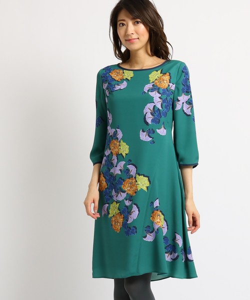 セール アシメ切り替えフレアワンピース 545 18 02 をセール価格で購入できます World 洗える Select Online アシメ切り替えフレアワンピース ワンピース Sunauna スーナウーナ のファッション