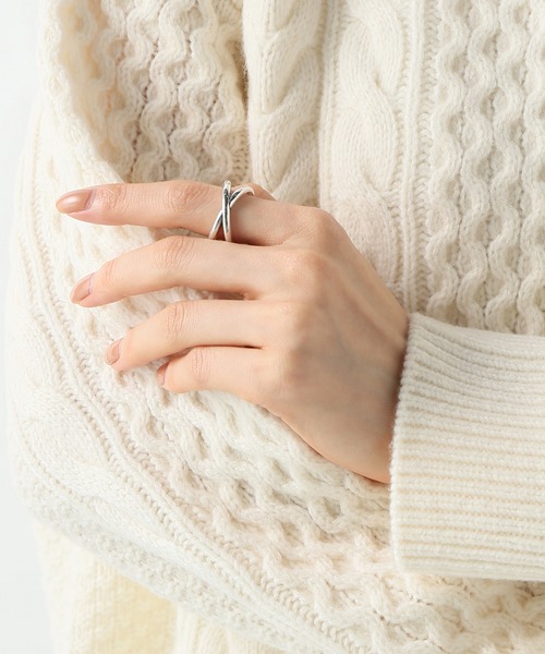 PHILIPPE AUDIBERT(フィリップ オーディベール)の「【PHILIPPE AUDIBERT/フィリップ・オーディベール】 KASON RING:リング(リング・レディース・シルバー・FREE)」の4枚目の写真