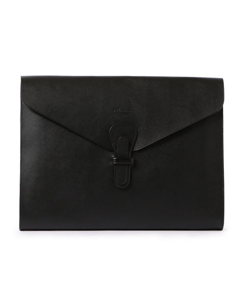 SHIPS（シップス）の「Boldrini Selleria: SAFFIANOレザー Ｌサイズ クラッチバッグ（クラッチバッグ・メンズ・ブラック・ONE SIZE）」の2枚目の写真