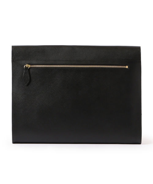 SHIPS（シップス）の「Boldrini Selleria: SAFFIANOレザー Ｌサイズ クラッチバッグ（クラッチバッグ・メンズ・ブラック・ONE SIZE）」の10枚目の写真