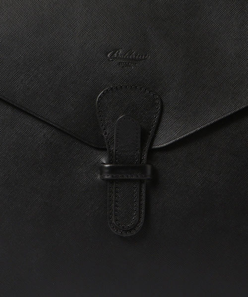 SHIPS（シップス）の「Boldrini Selleria: SAFFIANOレザー Ｌサイズ クラッチバッグ（クラッチバッグ・メンズ・ブラック・ONE SIZE）」の12枚目の写真