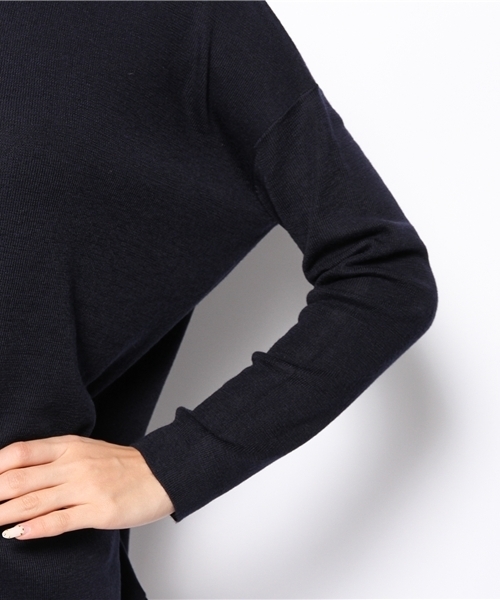 BEAUTY&YOUTH UNITED ARROWS（ビューティーアンドユースユナイテッドアローズ）の「BYTF フルニードル ワイドタートルネックプルオーバー ◆（ニット/セーター・レディース・オフホワイト/ダークグレー/ネイビー・フリー）」の8枚目の写真