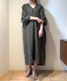 TODAYFUL | リネンカフタンドレス(ワンピース)