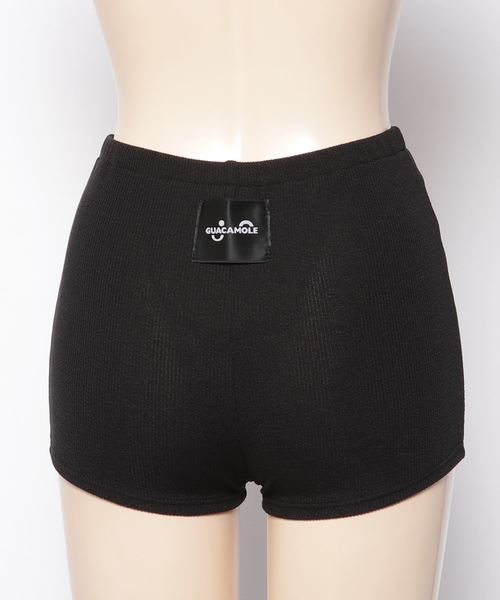 GUACAMOLE（ガカモレ）の「RIB SHORT BOTTOM / リブショートボトム（水着・レディース・ブラック/グレー/カーキ・MEDIUM）」の5枚目の写真