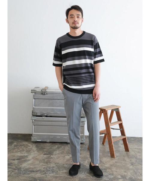 CRAFT STANDARD BOUTIQUE（クラフトスタンダードブティック）の「イージーテーパードパンツ1 ☆○（その他パンツ・メンズ・ネイビー/グレー/サックスブルー・LL/S/M/L）」の2枚目の写真