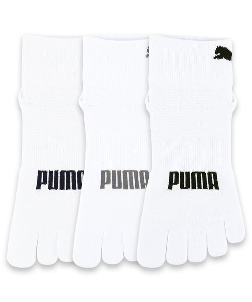 Puma メンズ 3足組 Performance 5本指ショートソックス 22 645 ソックス 靴下 Puma プーマ のファッション通販 Zozotown