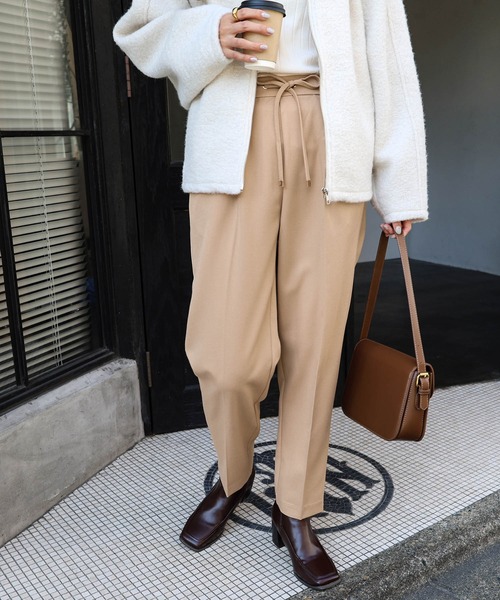 theory 21AW 添い キレイめ ハンサム美脚 テーパード パンツ 