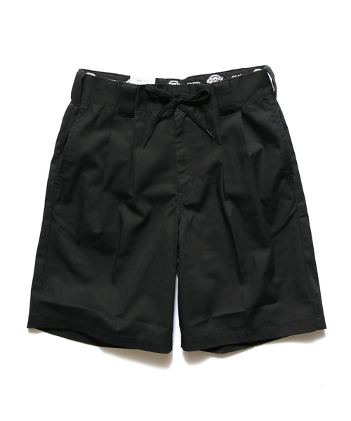 Dickies（ディッキーズ）の「Dickies/ディッキーズ TCtwill two tucked wide short pants（チノパンツ・メンズ・ブラック/ベージュ・30inch）」の12枚目の写真