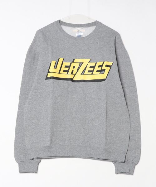 Revo.（レボ）の「【Revo.】JERZEES プルオーバースウェット/YELLOW LOGO/メンズ（スウェット・メンズ・ホワイト/ブラック/グレー・M/L）」の3枚目の写真