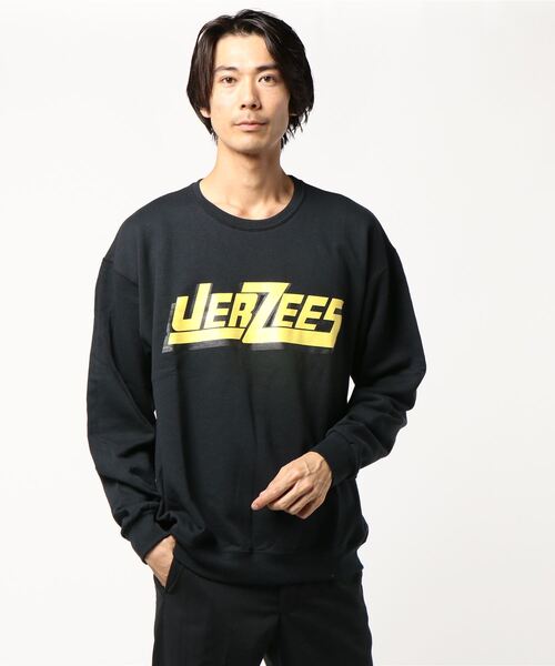 Revo.（レボ）の「【Revo.】JERZEES プルオーバースウェット/YELLOW LOGO/メンズ（スウェット・メンズ・ホワイト/ブラック/グレー・M/L）」の2枚目の写真