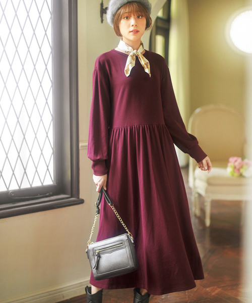 ウエスト切替ニットソーロングワンピース ワンピース Geera ジーラ のファッション通販 Zozotown