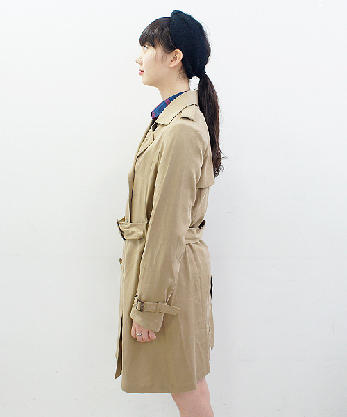 CIAOPANIC（チャオパニック）の「【Ciaopanic】トレンチコート（トレンチコート・レディース・ベージュ/カーキ/ネイビー・FREE）」の12枚目の写真