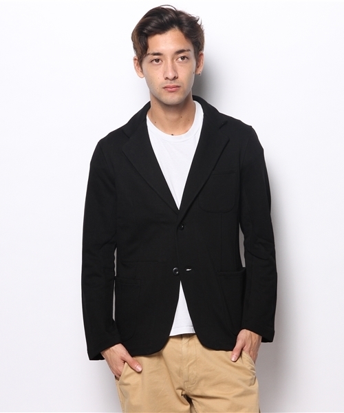 BEAMS（ビームス）の「A / CUT JACKET（テーラードジャケット・メンズ・グレー/ブラック・2/1/3）」の2枚目の写真