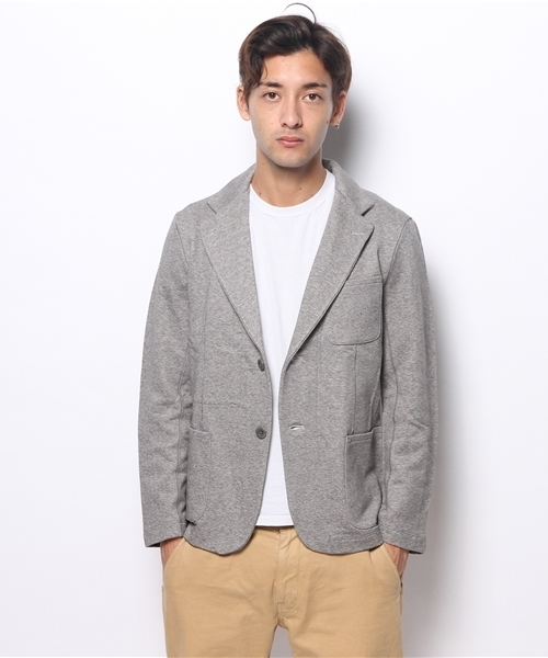 BEAMS（ビームス）の「A / CUT JACKET（テーラードジャケット・メンズ・グレー/ブラック・2/1/3）」の4枚目の写真