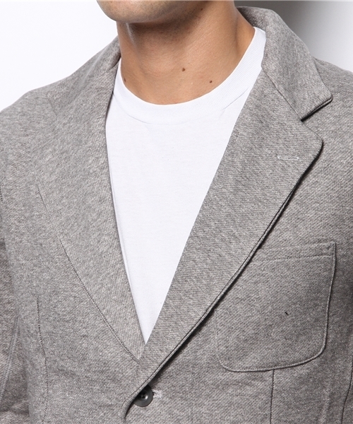 BEAMS（ビームス）の「A / CUT JACKET（テーラードジャケット・メンズ・グレー/ブラック・2/1/3）」の5枚目の写真