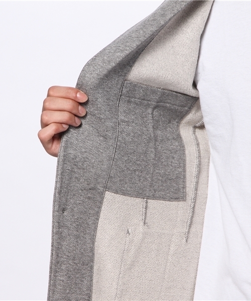 BEAMS（ビームス）の「A / CUT JACKET（テーラードジャケット・メンズ・グレー/ブラック・2/1/3）」の9枚目の写真