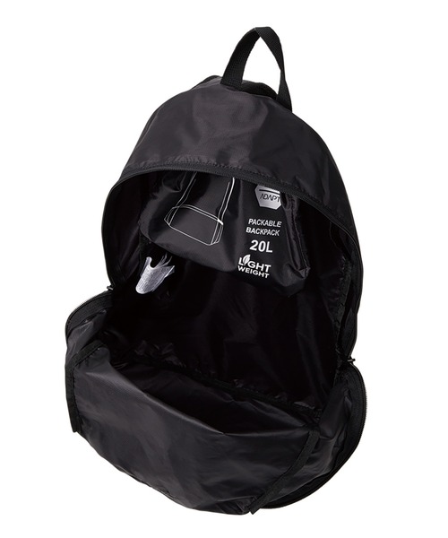 Quiksilver（クイックシルバー）の「PRIMITIV PACKABLE/クイックシルバー メンズ バックパック リュックサック（バックパック/リュック・メンズ・ブラック/グレー/ブラック系その他/グレー系その他/ブラック系その他2/カーキ・FREE）」の17枚目の写真